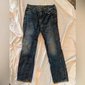 American Eagle blue jeans slim straight 30x32